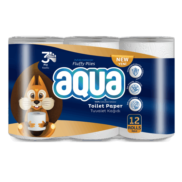 Aqua 12'li Tuvalet Kağıdı