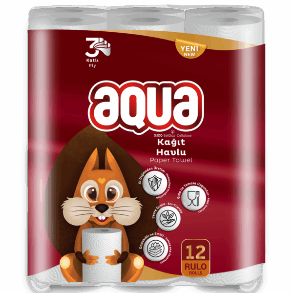 Aqua 12'li Kağıt Havlu