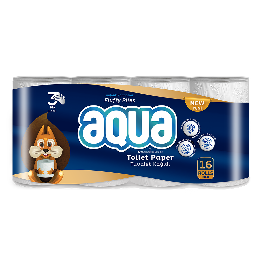 Aqua 16'lı Tuvalet Kağıdı