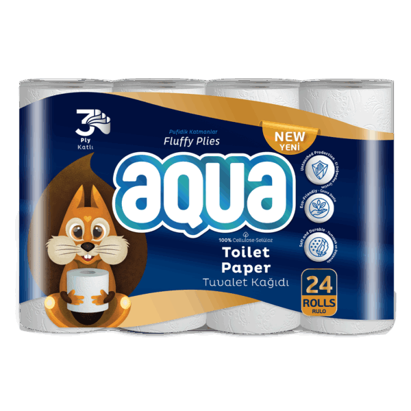 Aqua 24'lü Tuvalet Kağıdı