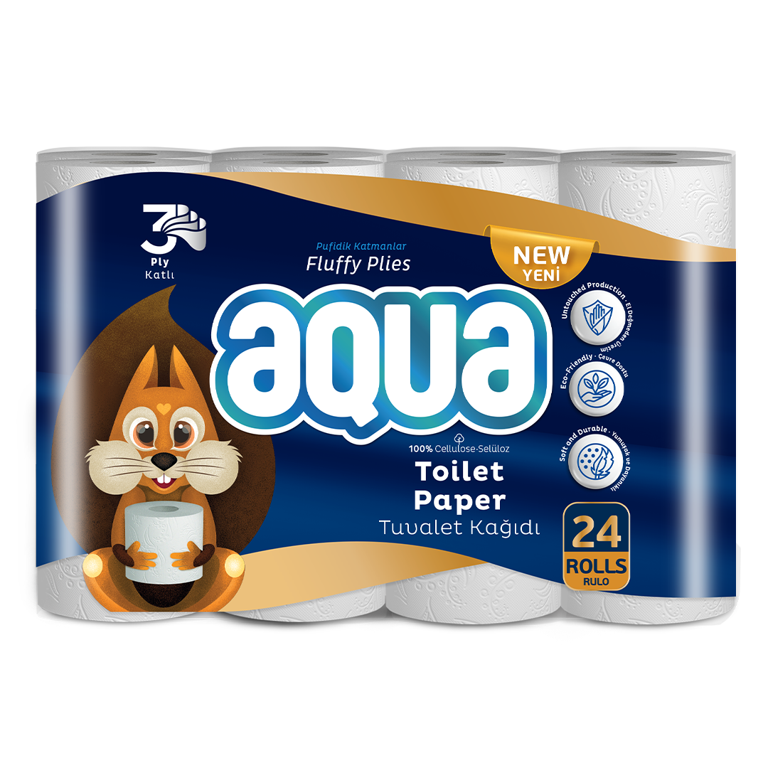 Aqua 24'lü Tuvalet Kağıdı