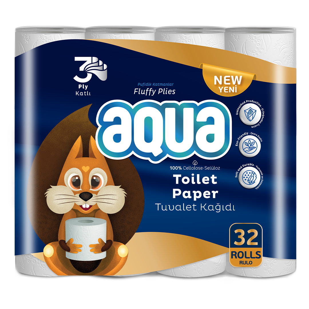 Aqua 32'li Tuvalet Kağıdı
