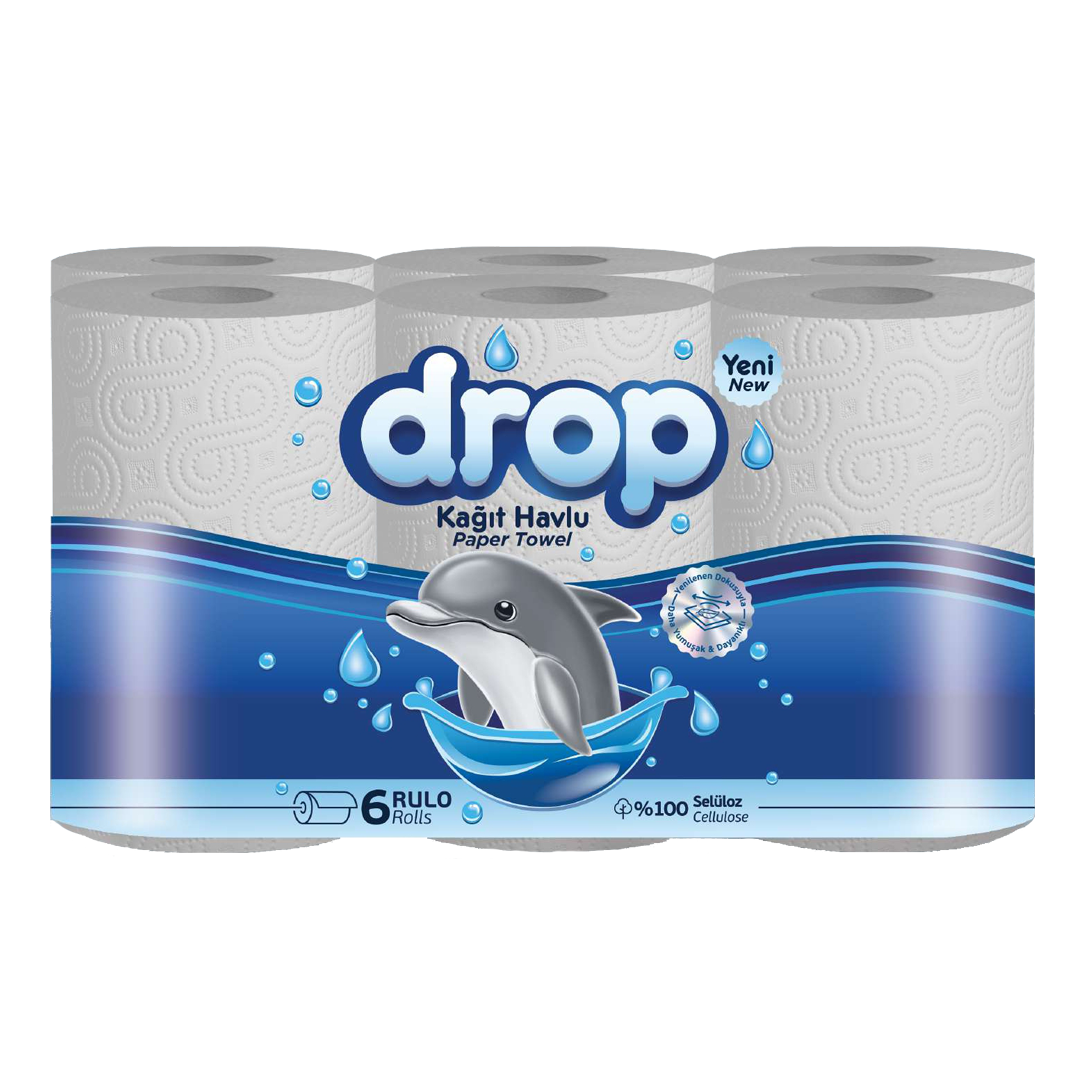 Drop 6'lı Kağıt Havlu