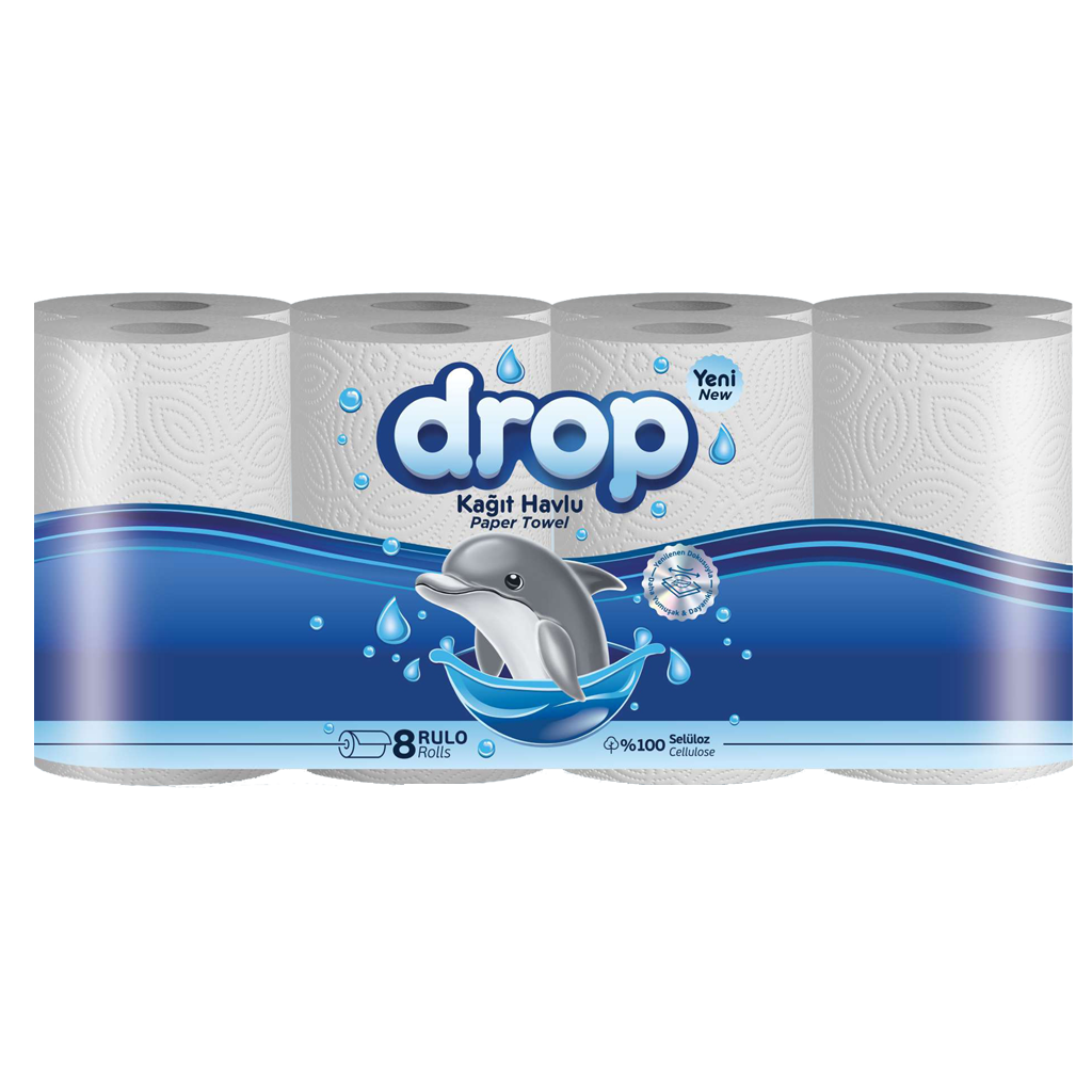 Drop 8'li Kağıt Havlu